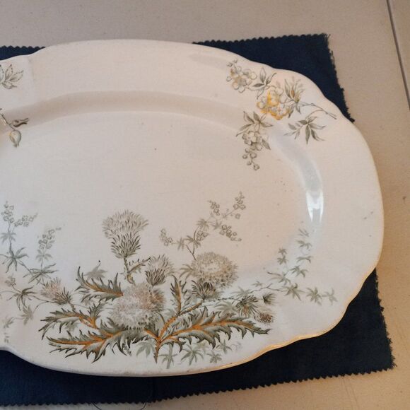 Vintage John Edwards England Platter "Thistle" - Picture 5 of 12